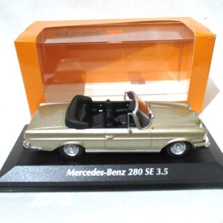 MINICHAMPS MERCEDES 280SE CABRIOLET 1970